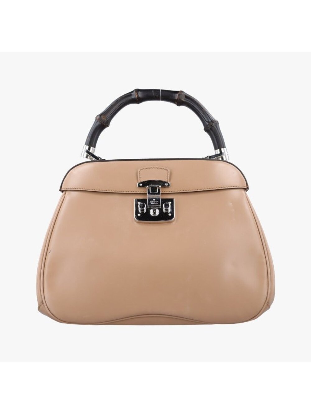 Gucci Bamboo Beige Leather